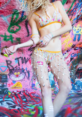 Lace Tropics Flutter Panties