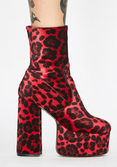 Hott Wild Nature Platform Heels