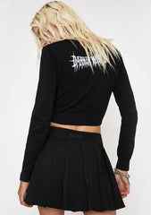 Filter Asymmetrical Pleated Skirt