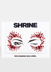 Red Diamond Face Jewel