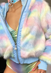 Welcome To Wonderland Faux Fur Jacket