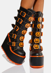 Dune Jack O Lantern Platform Boots
