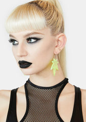 Weed Leaf Earrings
