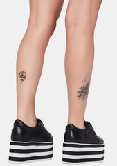 Count Your Stripes Platform Sneakers