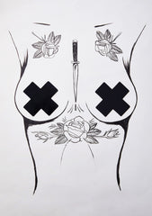 three|black