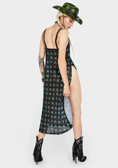 Hidden Charm Desire Midi Dress