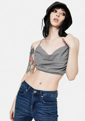 Born To Be Wild Houndstooth Crop Top