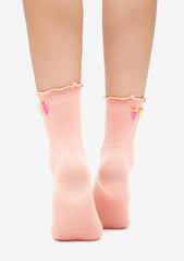 Sweet Summer Sip Crew Socks