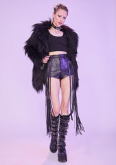 To The Underground Fringe Shorts