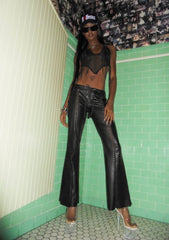 Gena Lace-Up Flares