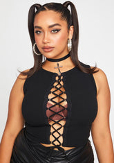 Feelin' Better Now Lace Up Tank