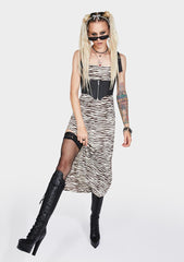 Cocoa Tiger Mirzani Midi Dress