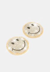 Smiley Face Reusable Rhinestone Pasties