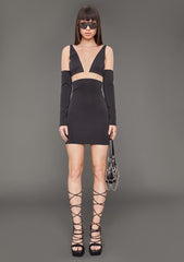 Sneak Peek Mesh Bodycon Dress