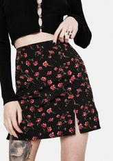Kaya Floral Mini Skirt