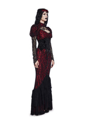 three|dark red