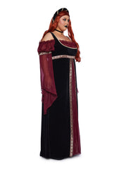 three|dark red