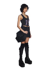 Fairy Circle Lace-Up Tank Top