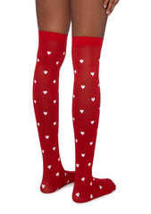 Love Had A Crush Thigh High Socks