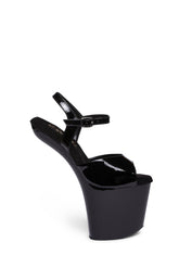 Craze Craze-808 Heelless Sandals - Black