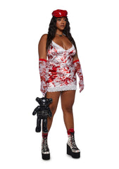 Plus Scream Queen Slip Dress