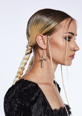 Heavenly Haven Cross Earrings