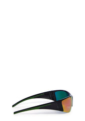 Magenta The Fast Life Mirrored Sunglasses