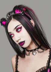 Psycho Kitty Spiked Headband