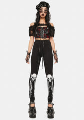 Skull Knee Leggings