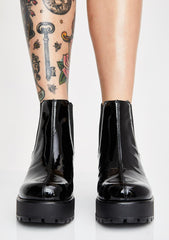 Dioon Patent Leather Boots