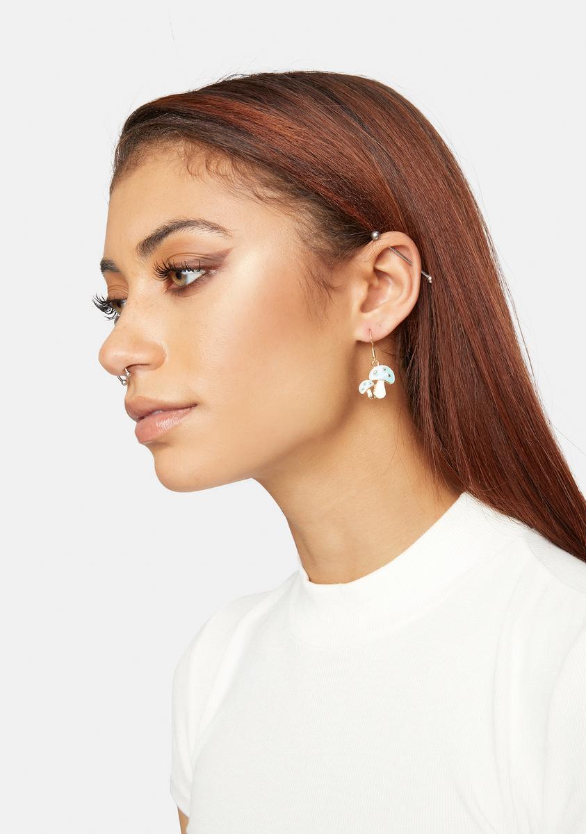 Get Lucky Mushroom Earring Set