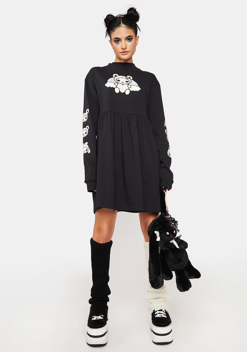 Super Bear Long Sleeve Dress