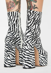 Fierce Wild Nature Platform Heels