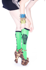 Dead Girl Bones Socks