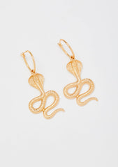 So Deadly Snake Earrings