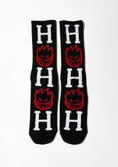 Midnight Spitfire Bighead H Socks