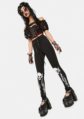Skull Knee Leggings