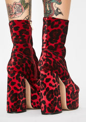 Hott Wild Nature Platform Heels
