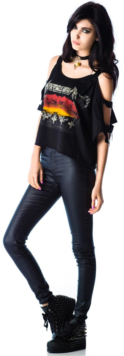 Metal 4 Eva Crop Top