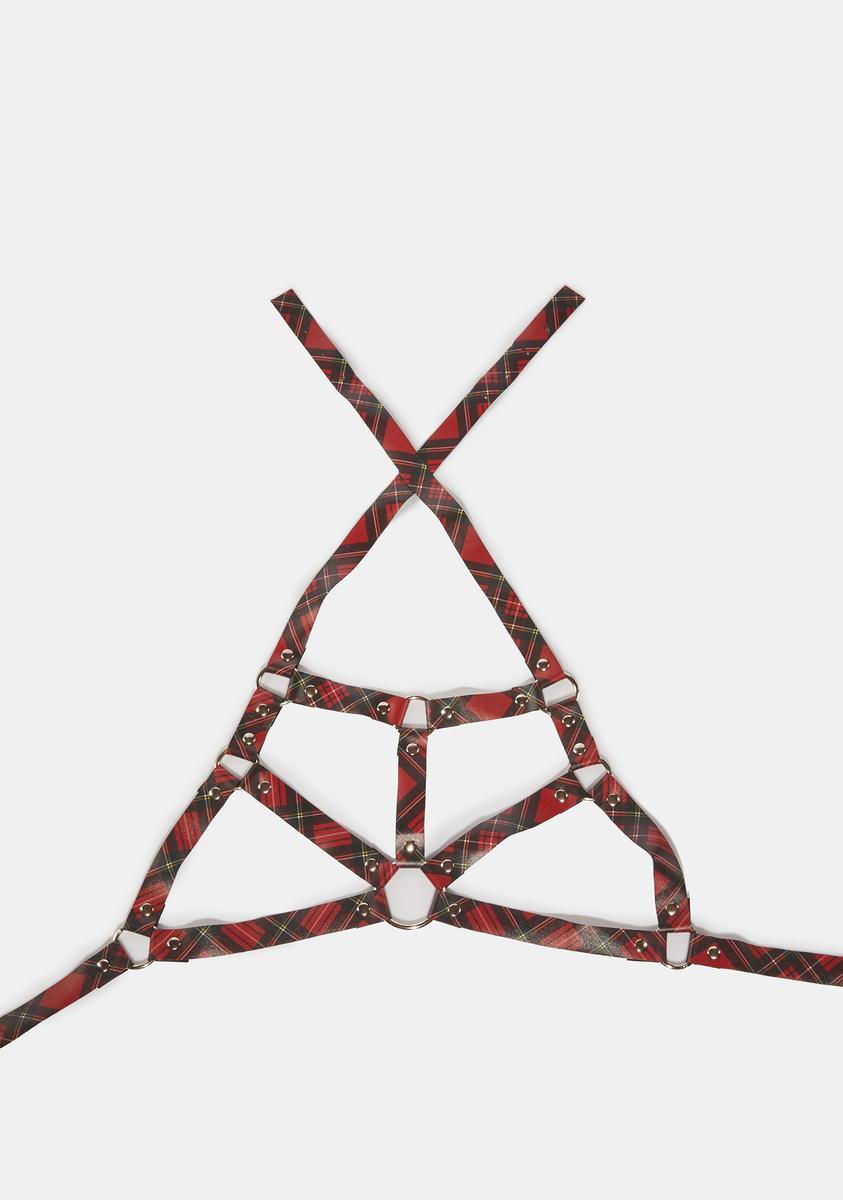 Red Plaid Harness