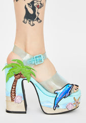 She's A Catch Platform Heels
