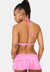 Pump It Up Micro Mini Skirt