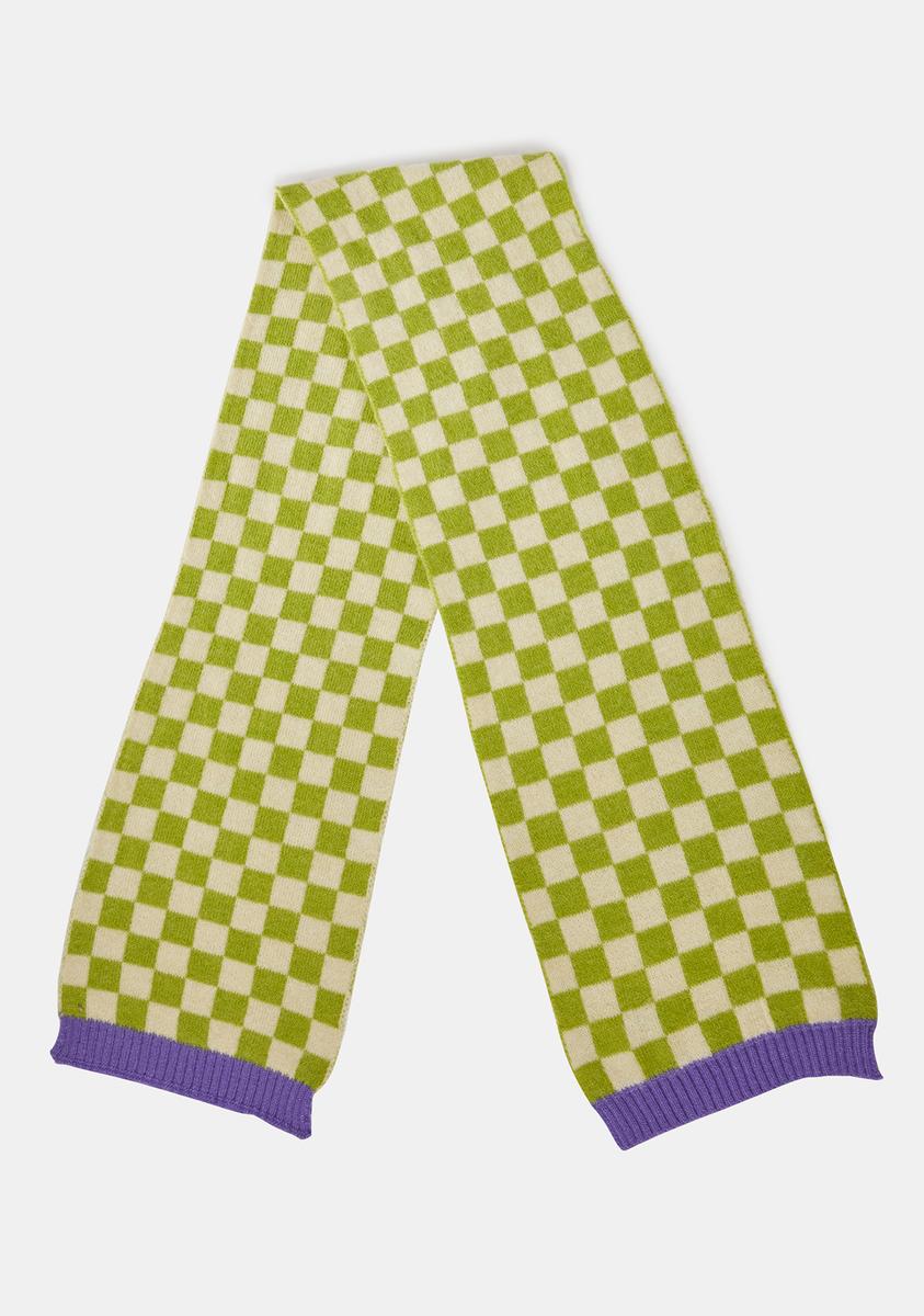Envy Rooting For You Checkered Scarf