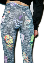 Toxic Toons Ugly Head Leggings
