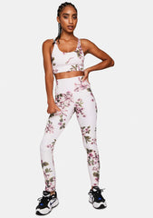 Pink Floral Piper Leggings