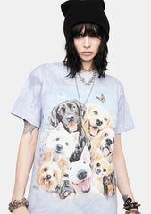 Dog Selfie Graphic Tee