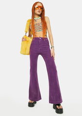 Grape Cord Eastcoast Flare Jeans