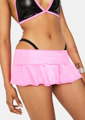 Pump It Up Micro Mini Skirt
