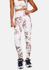 Pink Floral Piper Leggings