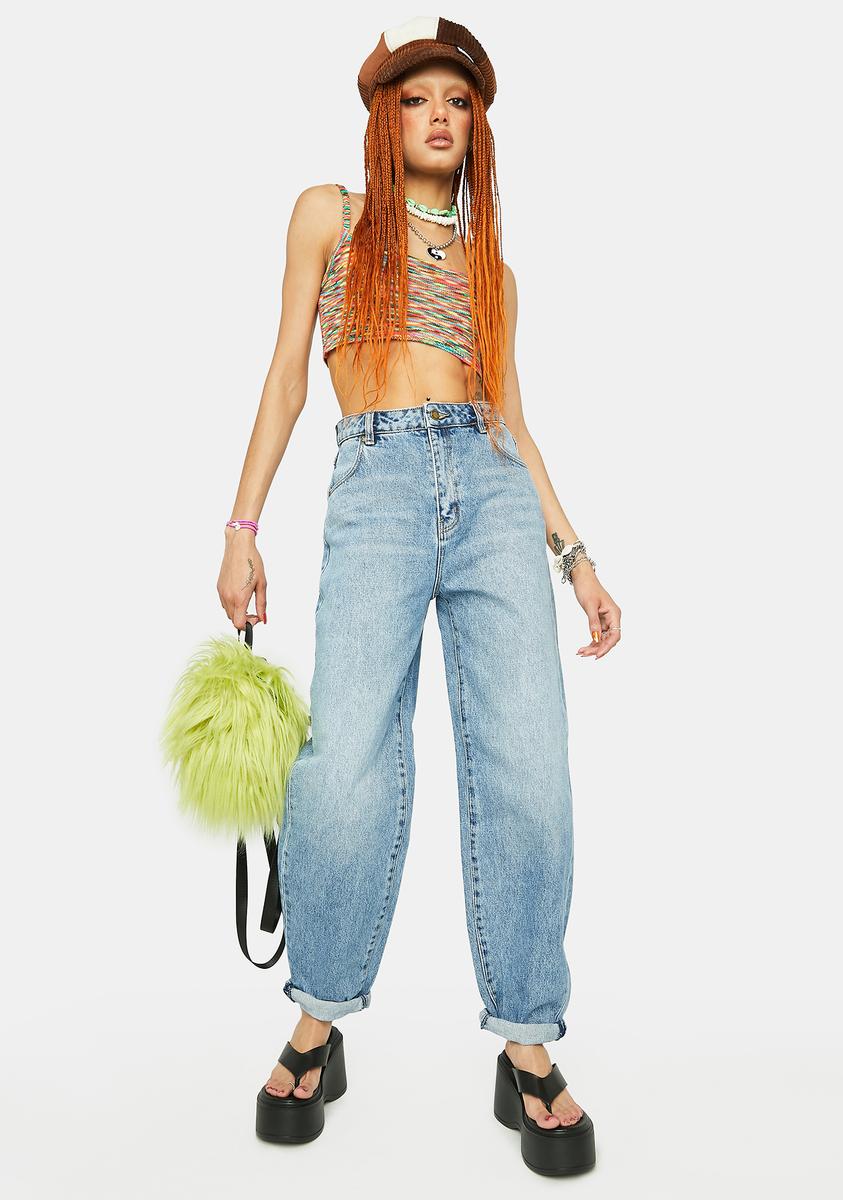 Brad Blue Organic Genie Balloon Leg Jeans